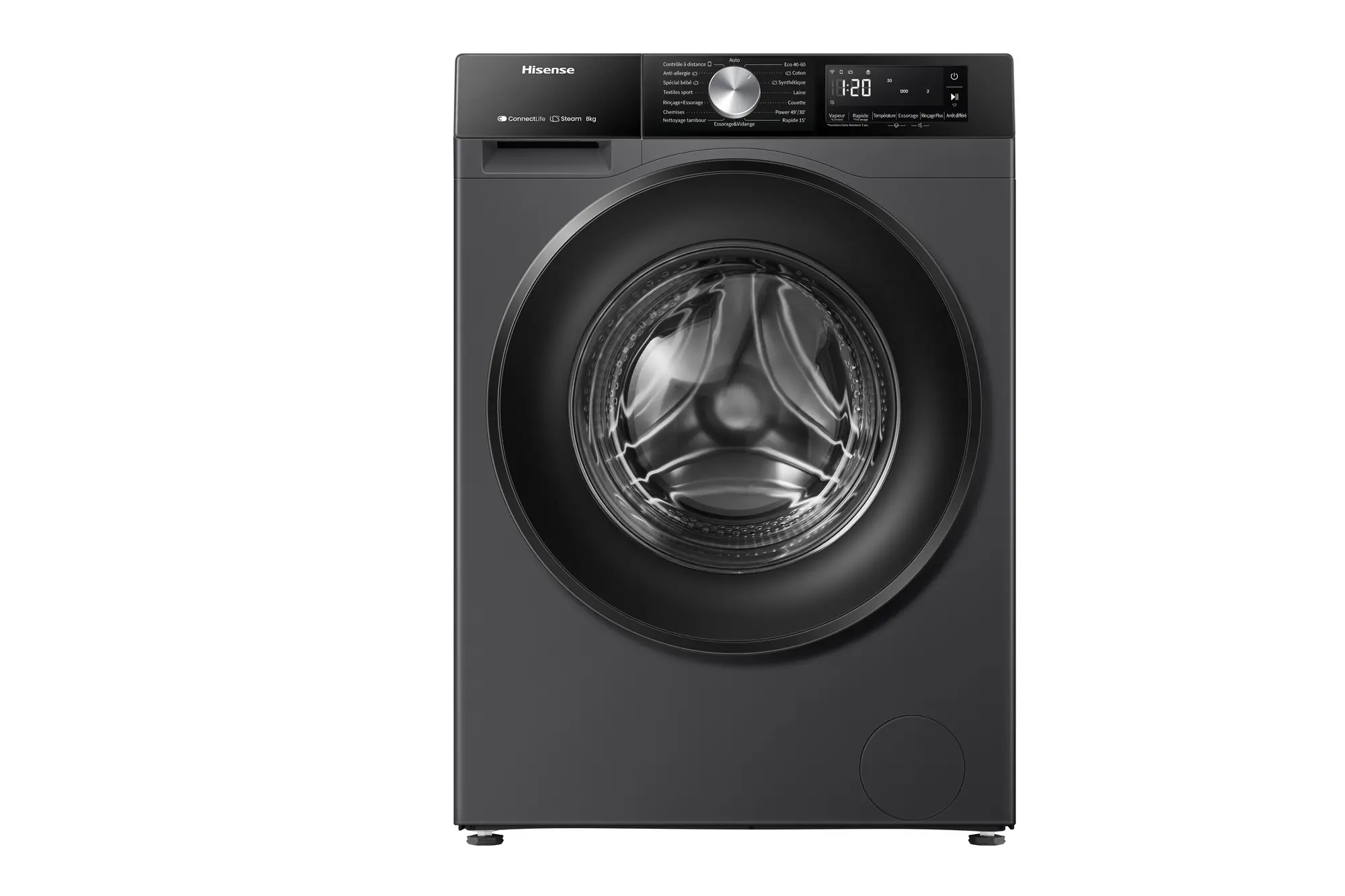 MACHINE A LAVER HISENSE 8KG/5KG SECHAGE FRONT LOAD INVERTER WD3S8043BB